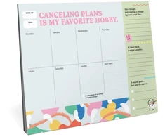 KNYGA Bookshop Em &amp; Friends Struggle Is Real Weekly Desktop Planner