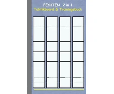 KNYGA Bookshop Fechten 2 in 1 Taktikboard und Trainingsbuch