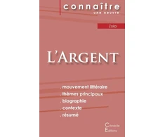 KNYGA Bookshop Fiche de lecture L'Argent de Emile Zola (Analyse litteraire de reference et resume complet)