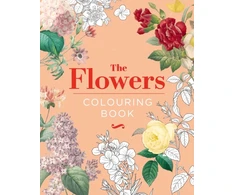 KNYGA Bookshop Flowers Colouring Book