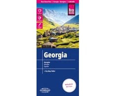 KNYGA Bookshop Georgie Map including Tbilisi city map
