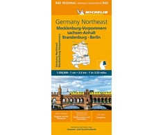KNYGA Bookshop Germany Northeast - Michelin Regional Map 542