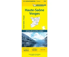 KNYGA Bookshop Haute-Saone Vosges - Michelin Local Map 314