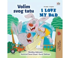KNYGA Bookshop I Love My Dad (Croatian English Bilingual Children's Book)