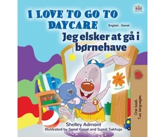 KNYGA Bookshop I Love to Go to Daycare (English Danish Bilingual Children's Book)