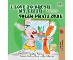 KNYGA Bookshop I Love to My Teeth (English Croatian Bilingual Children's Book)