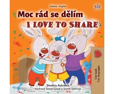 KNYGA Bookshop I Love to Share (Czech English Bilingual Book for Kids)
