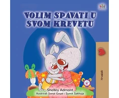 KNYGA Bookshop I Love to Sleep in My Own Bed (Croatian Children's Book)