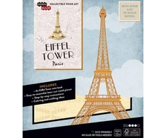 KNYGA Bookshop IncrediBuilds: Paris: Eiffel Tower Book and 3D Wood Model