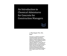 KNYGA Bookshop Introduction to Chemical Admixtures for Concrete for Construction Managers