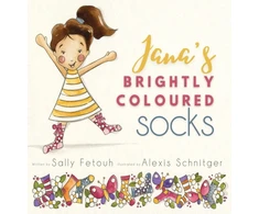 KNYGA Bookshop Jana's Brightly Coloured Socks