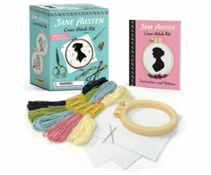 KNYGA Bookshop Jane Austen Cross-Stitch Kit