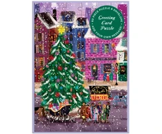 KNYGA Bookshop Joy Laforme Christmas Square Greeting Card Puzzle