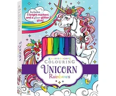 KNYGA Bookshop Kaleidoscope Colouring Kit: Unicorn Rainbows