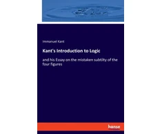 KNYGA Bookshop Kant's Introduction to Logic