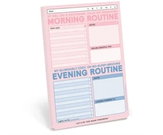 KNYGA Bookshop Knock Knock AM/PM Routine Classic Pad (Pastel Version)