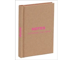 KNYGA Bookshop Kraft and Rožinė Mini Notebook