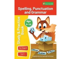 KNYGA Bookshop KS2 Spelling, Grammar &amp; Punctuation Study and Practice Book for Ages 9-10 (Year 5) Perfect for learning at home or use in the classroom
