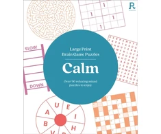 KNYGA Bookshop Large Print Brain Game Puzzles - Calm