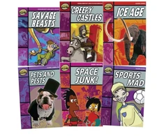 KNYGA Bookshop Learn at Home: Rapid Reading Pack 2 for struggling readers in Years 3-6 (6 dyslexia-friendly reading books)