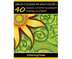 KNYGA Bookshop Libri da Colorare per Adulti Volume 1