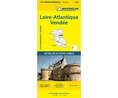KNYGA Bookshop Loire-Atlantique Vendee - Michelin Local Map 316