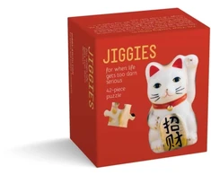 KNYGA Bookshop Lucky Cat Jiggie Puzzle 44 Pieces
