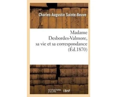 KNYGA Bookshop Madame Desbordes-Valmore, Sa Vie Et Sa Correspondance