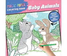 KNYGA Bookshop Magic Paper Coloring Book: Baby Animals