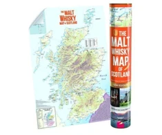 KNYGA Bookshop MALT WHISKY MAP OF SCOTLAND