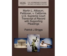 KNYGA Bookshop Martin L. Altbaum, Petitioner, V. California. U.S. Supreme Court Transcript of Record with Supporting Pleadings