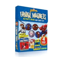KNYGA Bookshop Marvel Spider-Man: Šaldytuvas Magnets Activity Book and Craft Kit