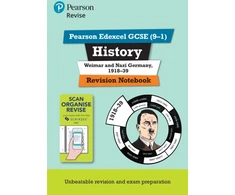 KNYGA Bookshop Pearson REVISE Edexcel GCSE History Weimar and Nazi Germany: Revision Notebook - for 2025, 2026 exams