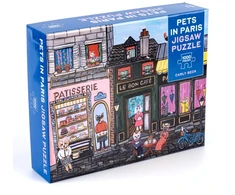 KNYGA Bookshop Pets in Paris 1,000-Piece Jigsaw Puzzle