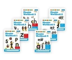 KNYGA Bookshop Phonics Workbooks (1-6) [2nd Edition]