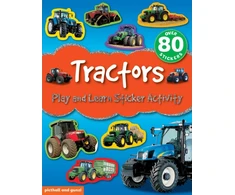 KNYGA Bookshop Play and Learn Sticker Activity: Tractors