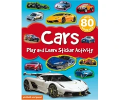 KNYGA Bookshop Play and Learn Sticker Activity: Cars