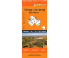 KNYGA Bookshop Poitou-Charentes - Michelin Regional Map 521