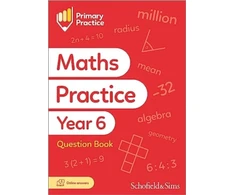 KNYGA Bookshop Primary Practice Maths Year 6 Question Book, Ages 10-11