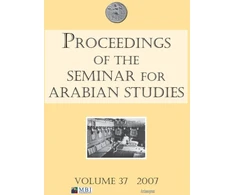 KNYGA Bookshop Proceedings of the Seminar for Arabian Studies Volume 37 2007