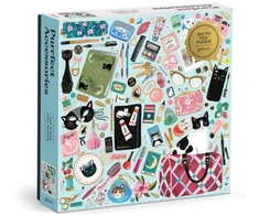 KNYGA Bookshop Purrfect Accessories 500 Piece Foil Puzzle