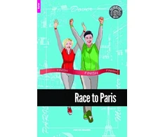 KNYGA Bookshop Race to Paris - Foxton Reader Starter Level (300 Headwords A1) with free online AUDIO