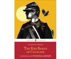 KNYGA Bookshop Raudona Badge of Courage