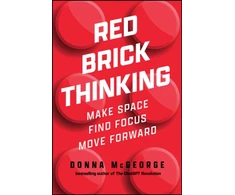 KNYGA Bookshop Raudona Brick Thinking