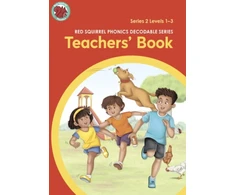 KNYGA Bookshop Raudona Squirrel Phonics Teachers' Book Levels 1-3 Set 2