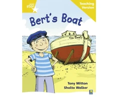 KNYGA Bookshop Rigby Star Phonic Guided Reading Geltona Level: Bert's Boat Teaching Version