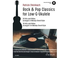 KNYGA Bookshop Rock &amp; Pop Classics for "Low G"-Ukulele