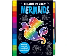 KNYGA Bookshop Scratch and Draw Mermaids - Scratch Art Activity Book