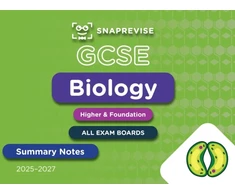 KNYGA Bookshop SnapRevise GCSE Biology Summary Notes