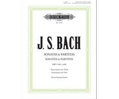 KNYGA Bookshop Sonatas and Partitas for Violin Solo BWV 1001-1006 (Transcribed for Viola)